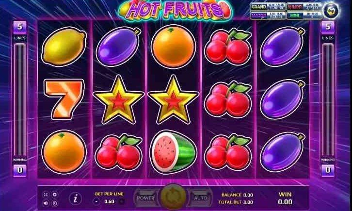 รีวิวเกมสล็อต-Hot Fruits